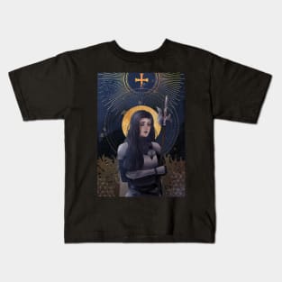 Woman-Knight Kids T-Shirt